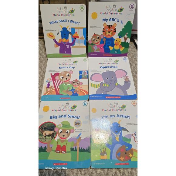 Baby Einstein Playful Discoveries Lot of 27 Books - Picture 1 of 5